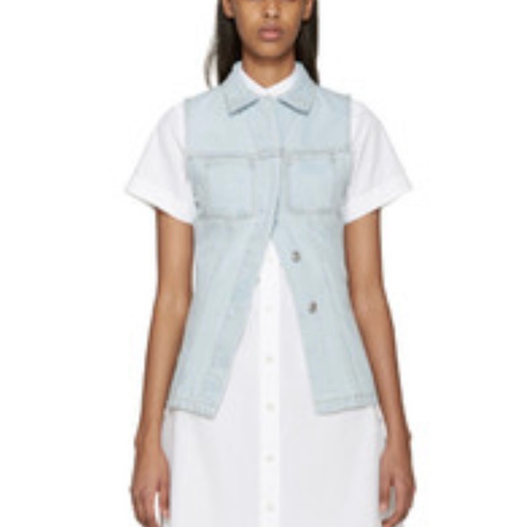 Acne Studios Gracella Pss16 Denim Vest